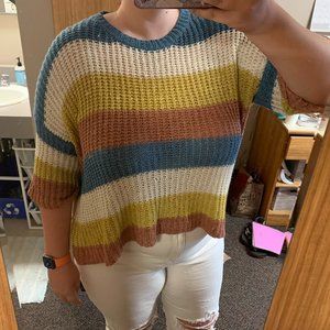 Multicolor Knit Sweater